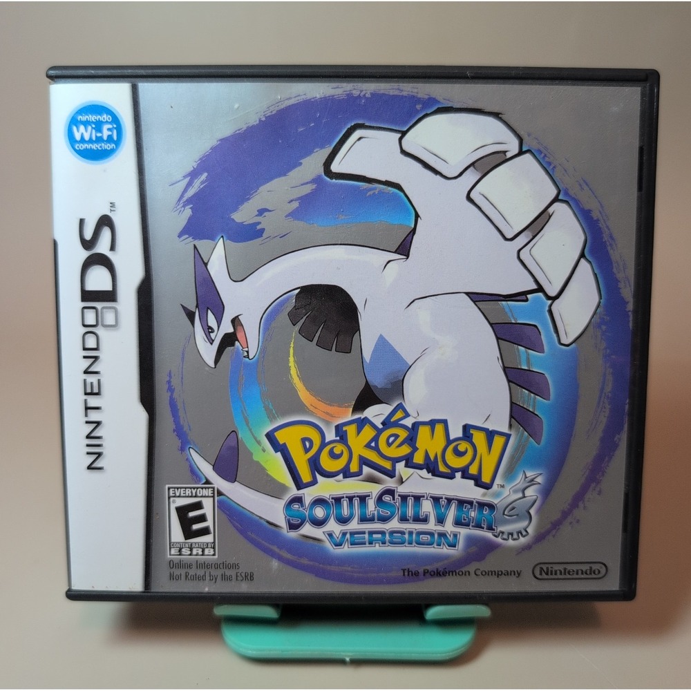 Pokemon SoulSilver DS Case And Game Authentic Tested Works Not For Resale
